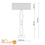 Настольная лампа Patrizia Garganti Ginger & Fred PG504 - Схема